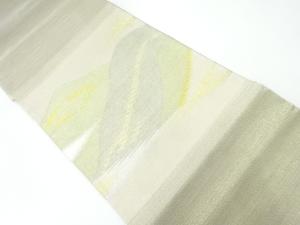 綴れ山並模様織出し袋帯